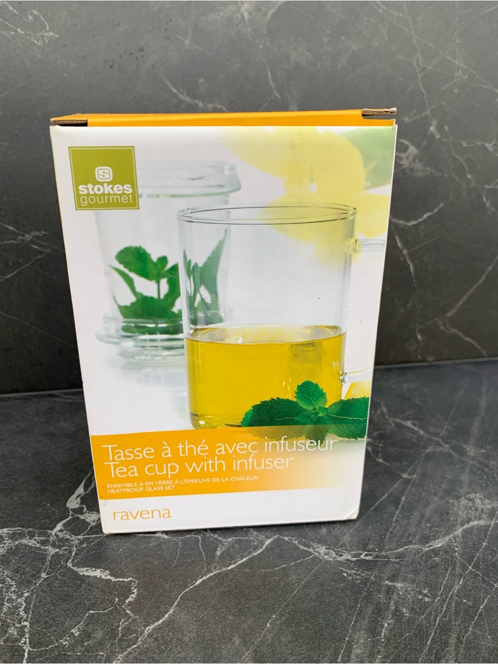 Stokes Gourmet Ravena Tea Cup with Infuser - new